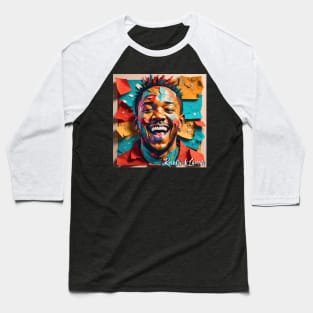 Kendrick Lamar // Paper Art Baseball T-Shirt